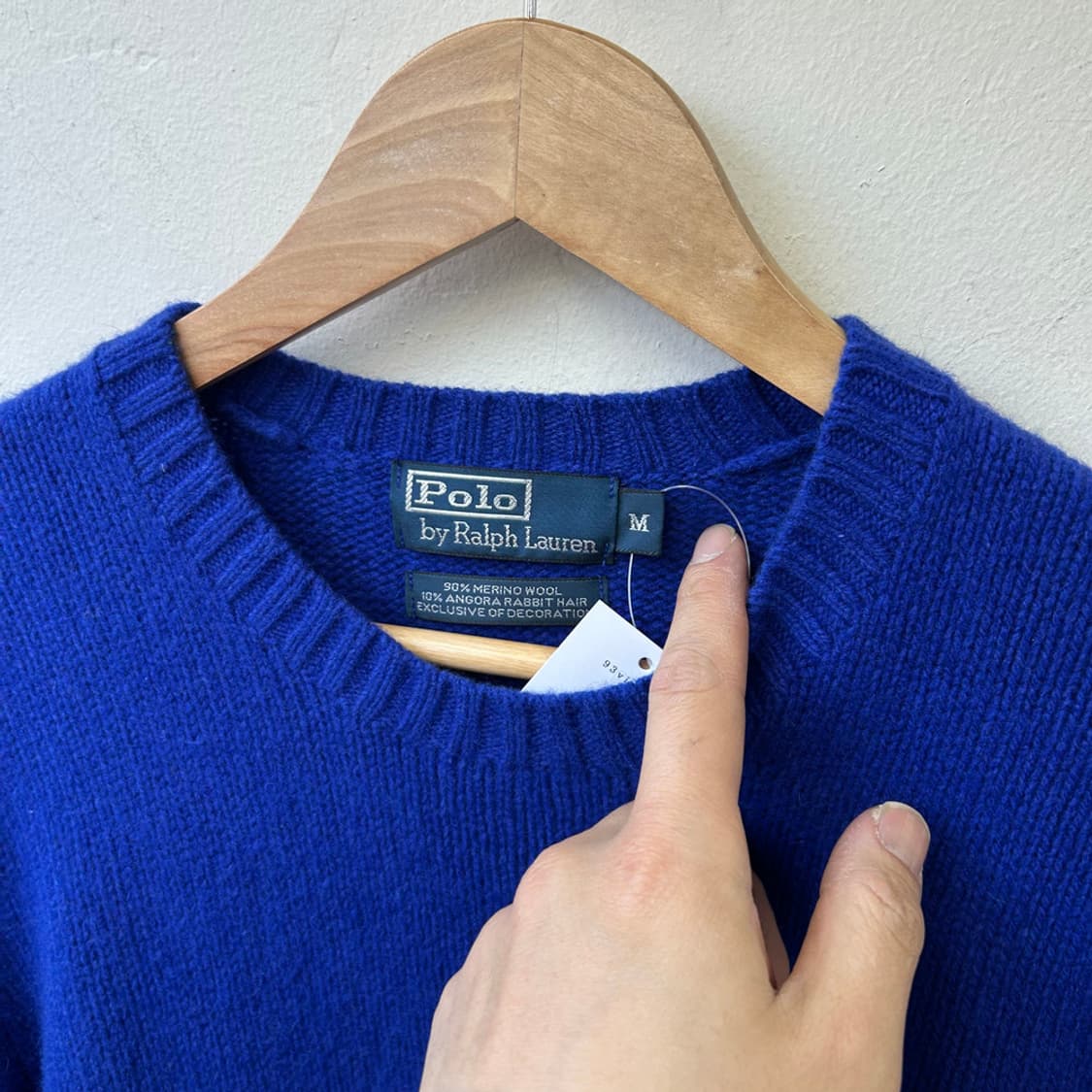 16091 - 폴로 랄프로렌 블루 울 니트 (메리노 울 90%) 상품이미지3