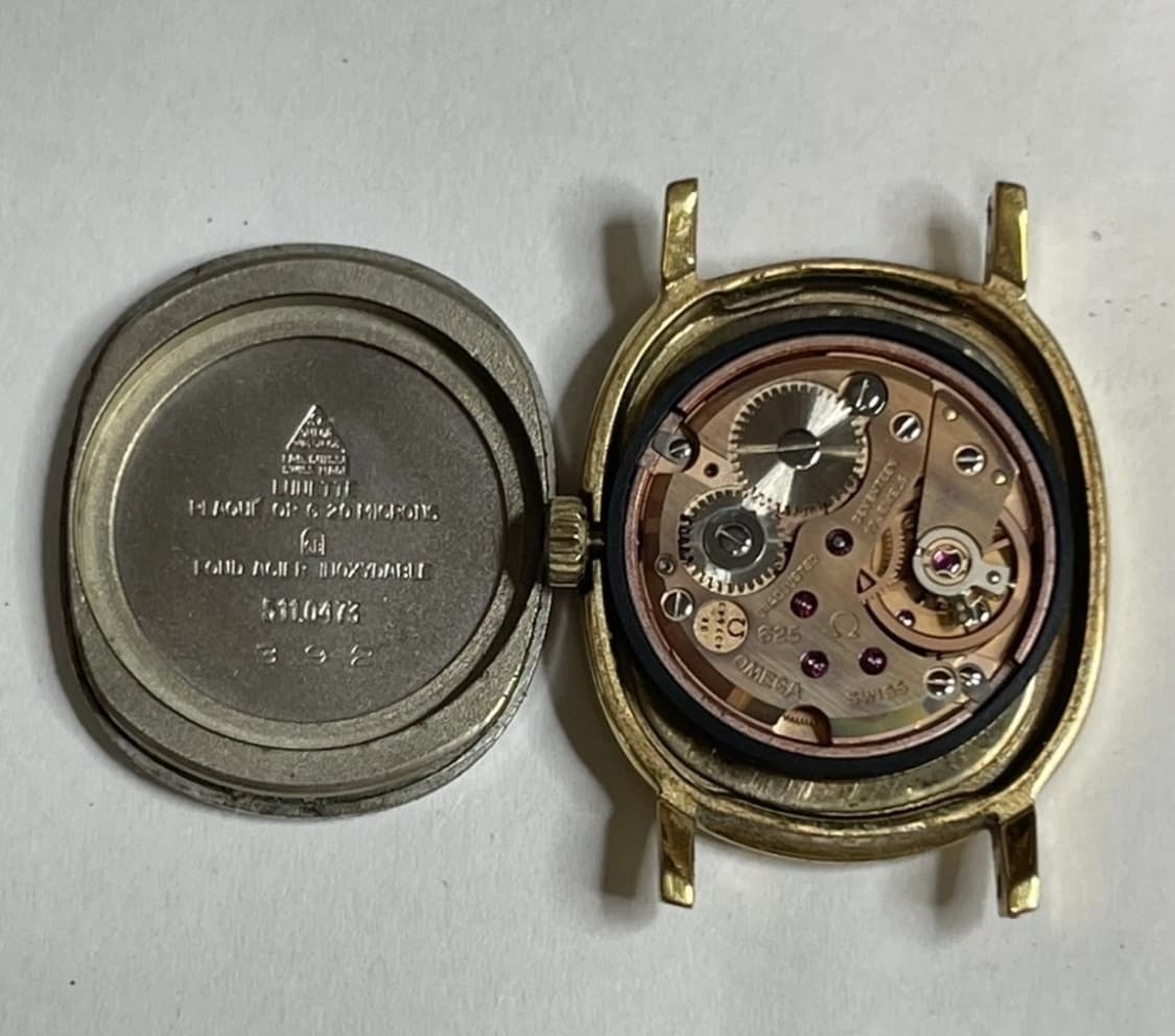 정품 빈티지 오메가 드빌 엘립스 가죽 수동시계 팝니다 상품이미지5