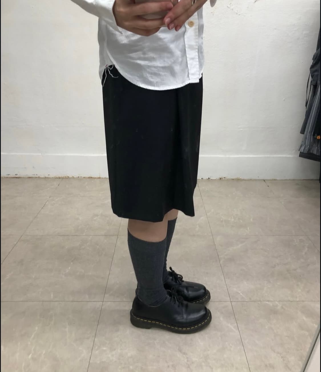 질샌더 미디 스커트 상품이미지3