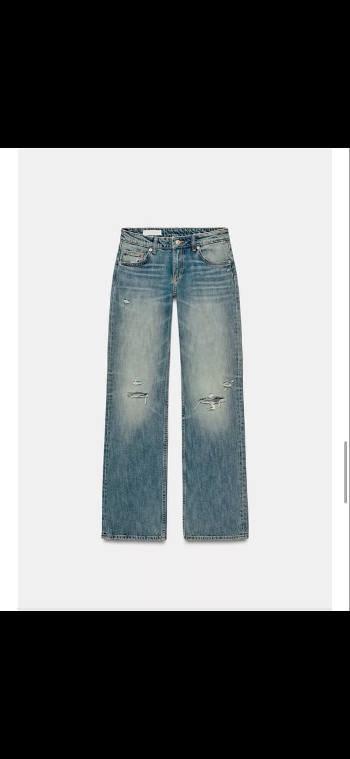 자라 로우라이즈 청바지 상품이미지3