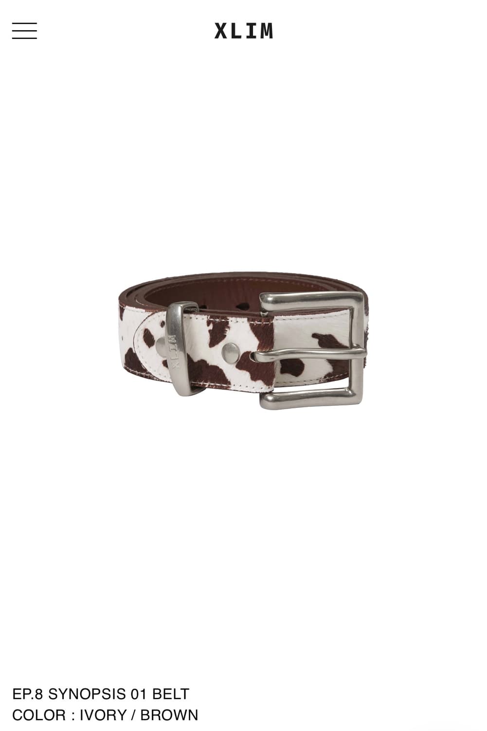 엑슬림 xlim ep.8 01 belt 벨트 상품이미지1