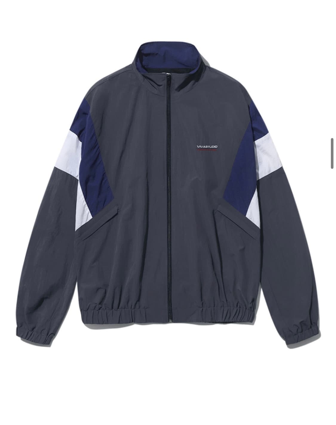 비바스튜디오 TRACK JACKET KS [CHARCOAL] 바람막이 상품이미지1