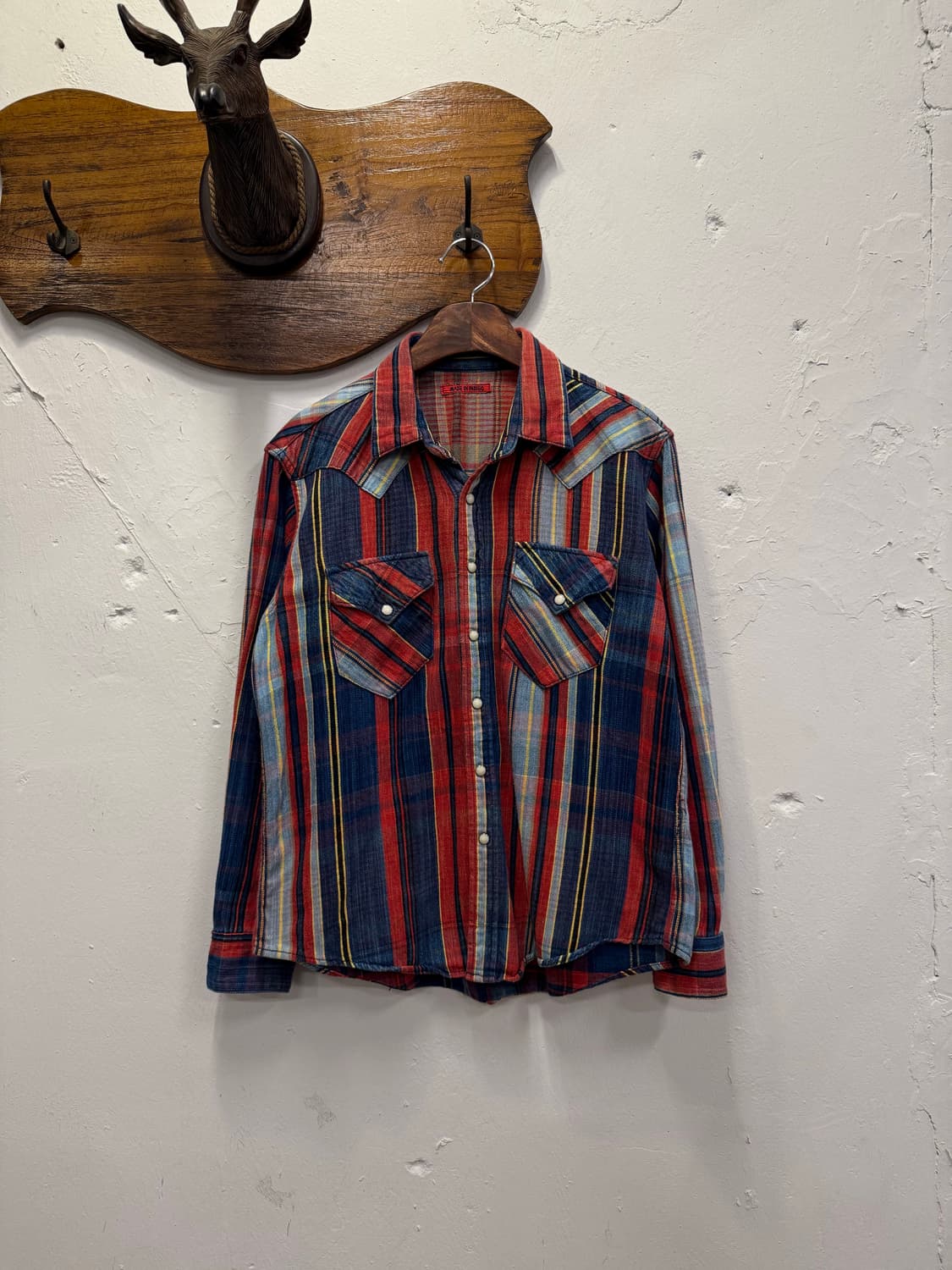 MADE IN INDIGO 웨스턴 셔츠 상품이미지2