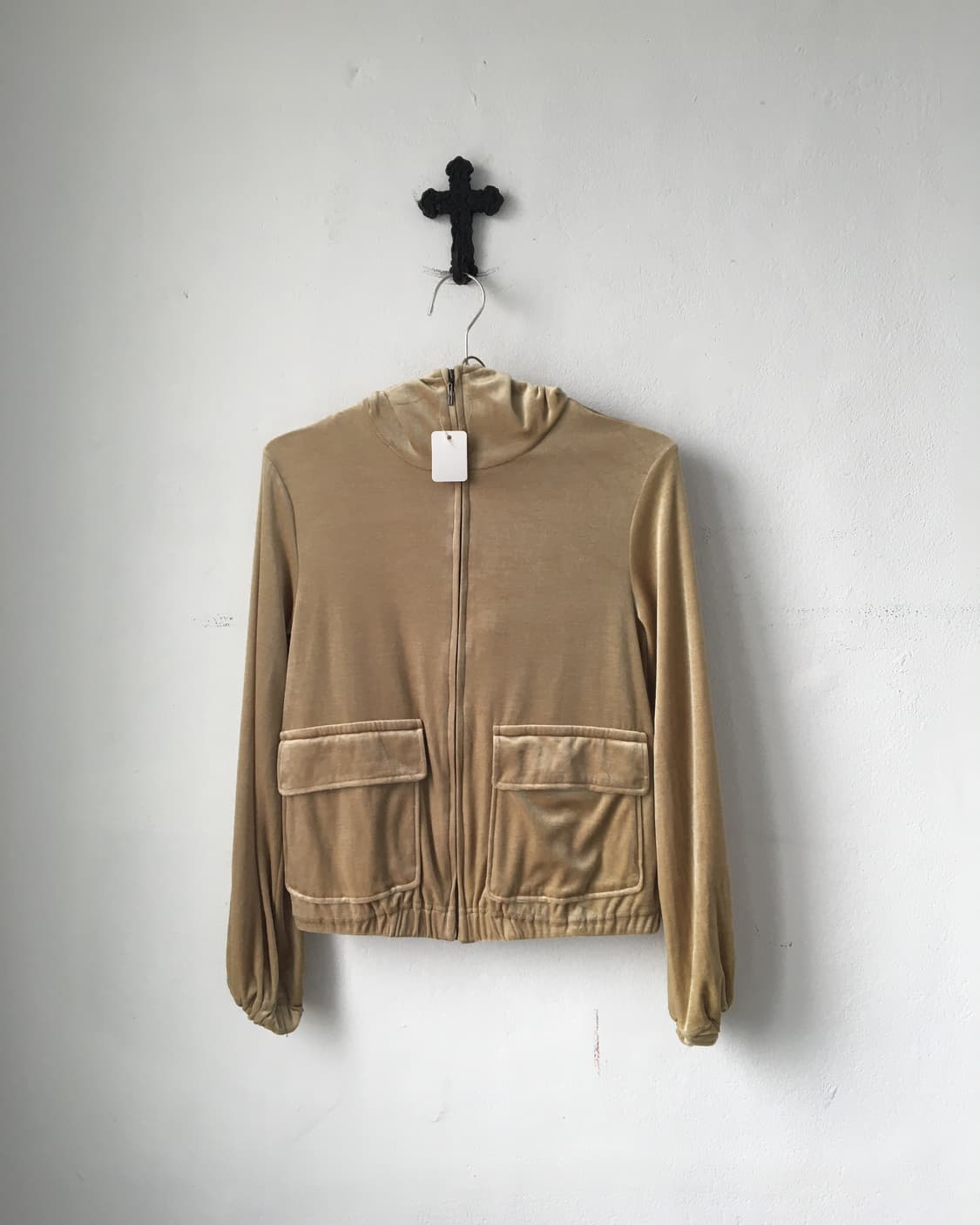 Velvet hood zip up 상품이미지2