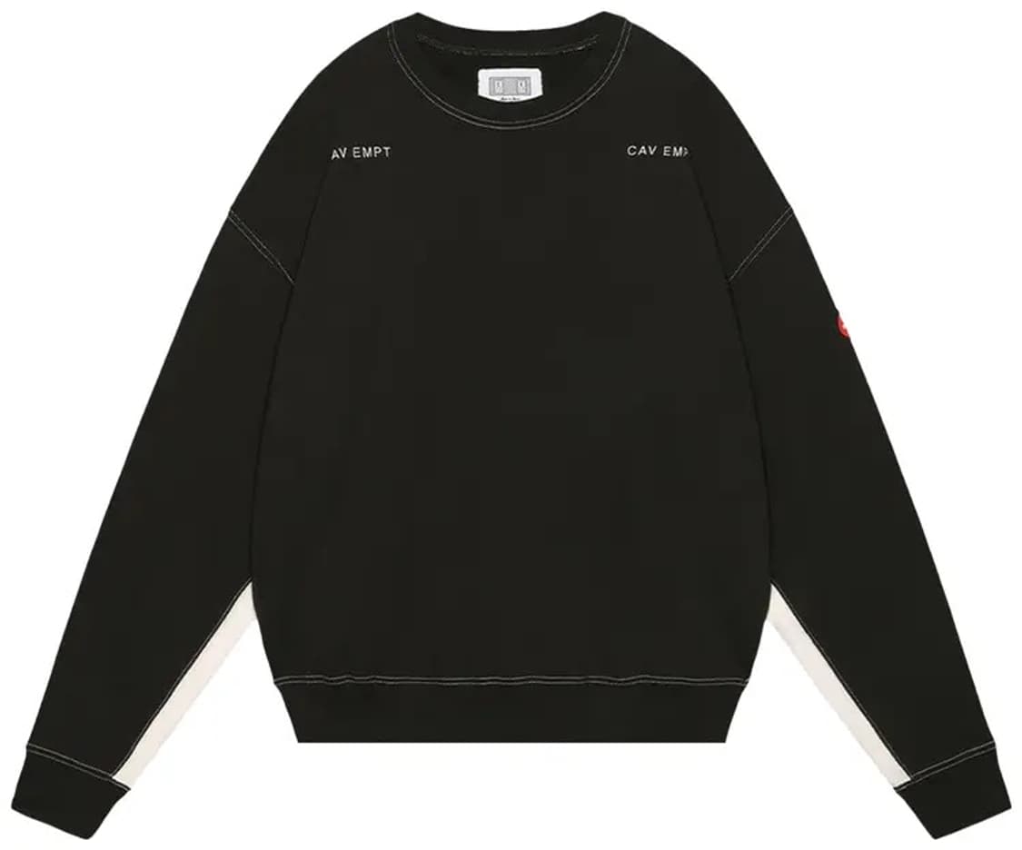 [XL] 카브엠트 솔리드 크루넥 #2 블랙  상품이미지1