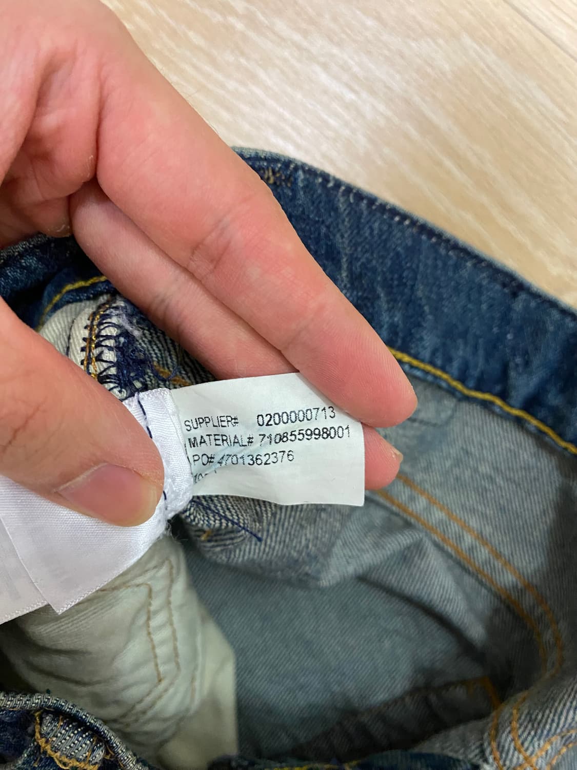 폴로 랄프로렌 페인트 데님 (32/32) 상품이미지5