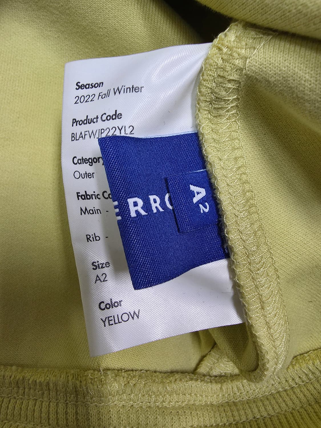 아더에러 Enty 로고 후드 집업 상품이미지7