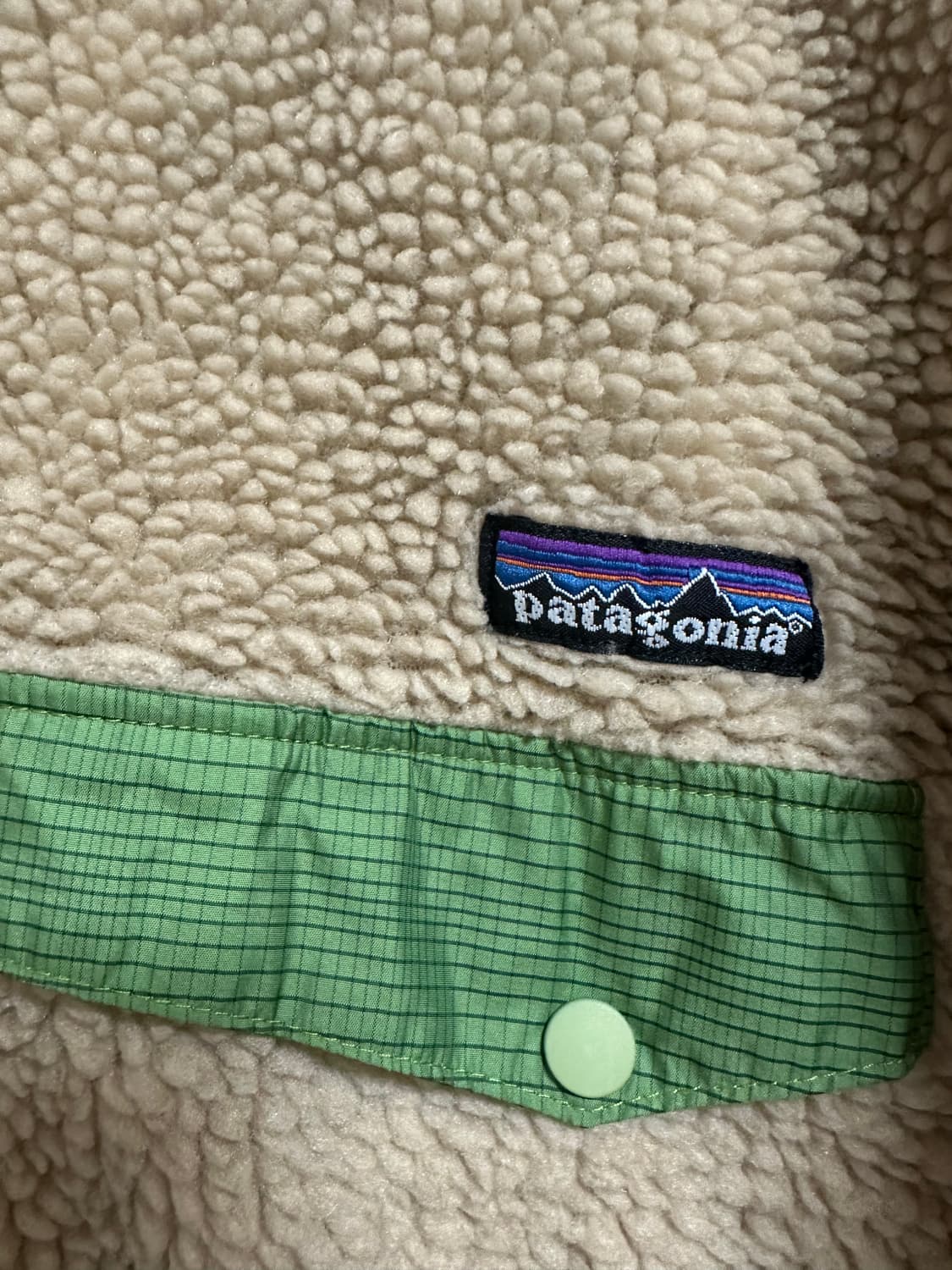 파타고니아 글리세이드 오트밀/그린 L 상품이미지2