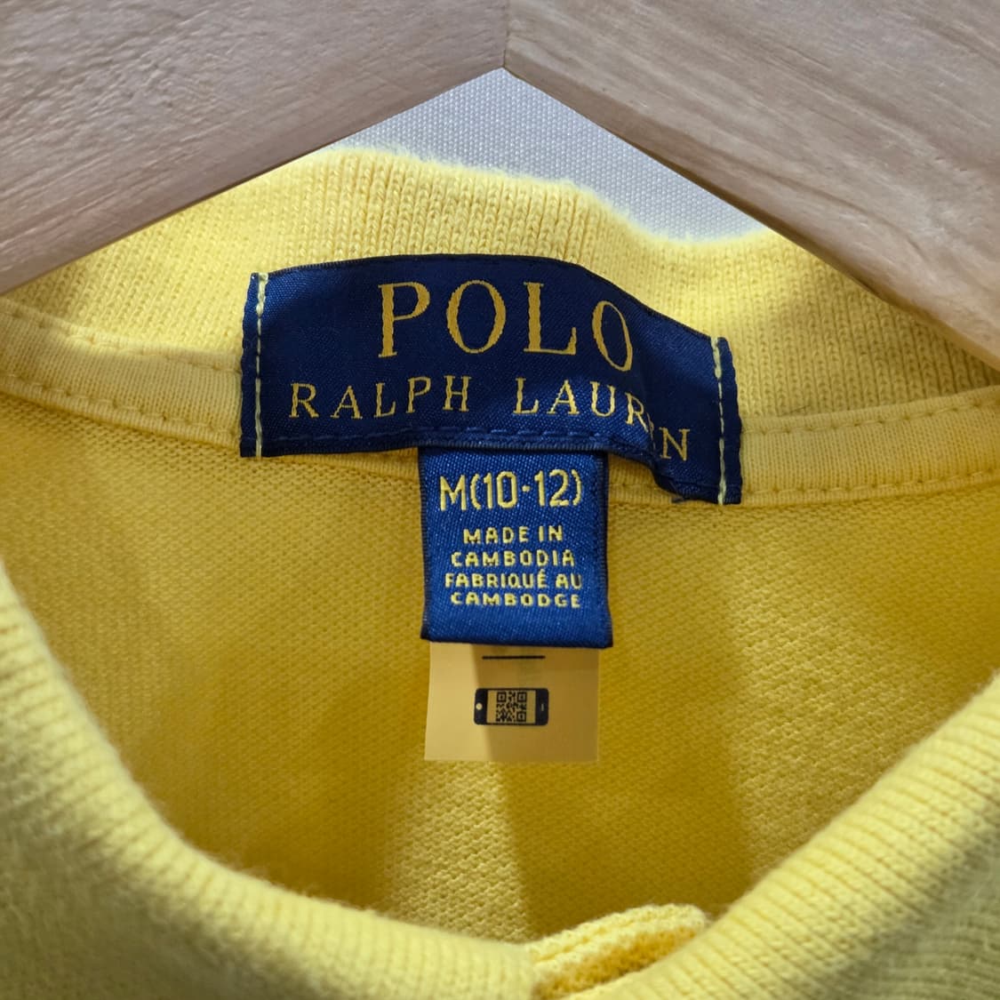 폴로랄프로렌 키즈 피케 카라티 옐로우 M/10/12  상품이미지3