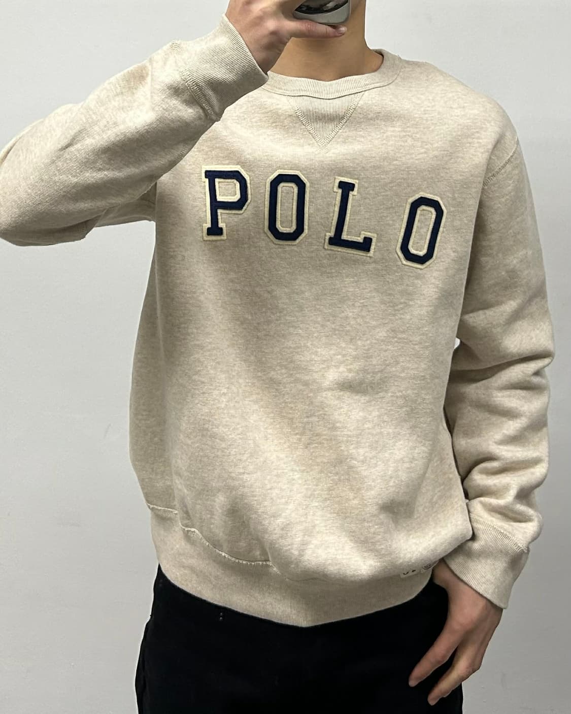 [L] 폴로 랄프로렌 신형 큐알 아치로고 스웻 셔츠 맨투맨 상품이미지1