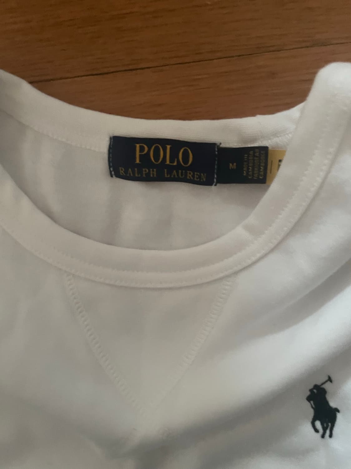 폴로 롱슬리브 남성용 사이즈M 상품이미지2