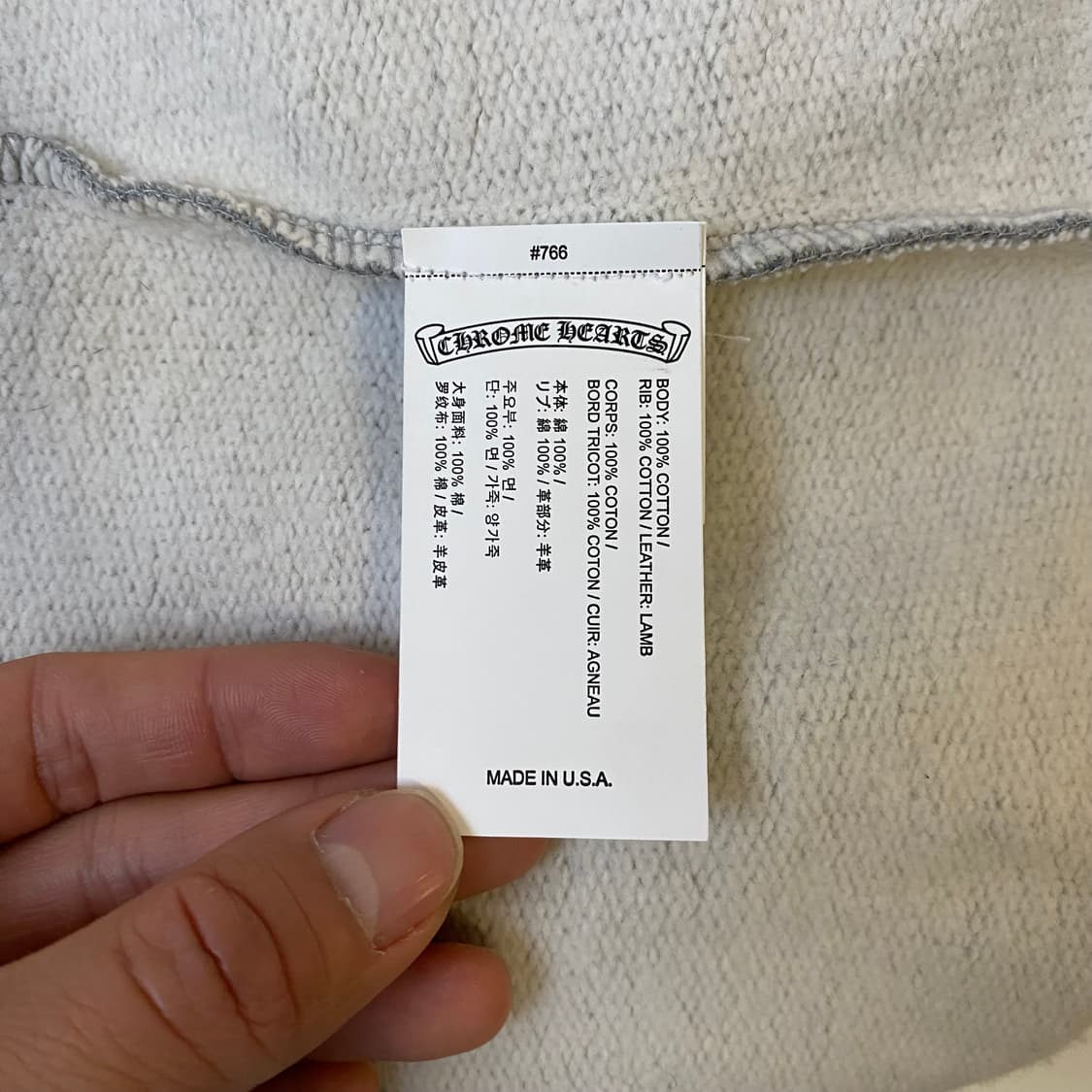 [M] 크롬하츠 페이퍼잼 크루넥 맨투맨 상품이미지7