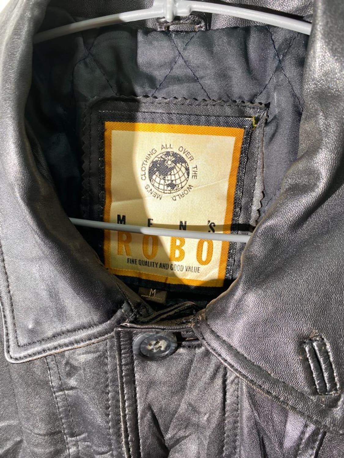 robo 리얼 레더 자켓 상품이미지3