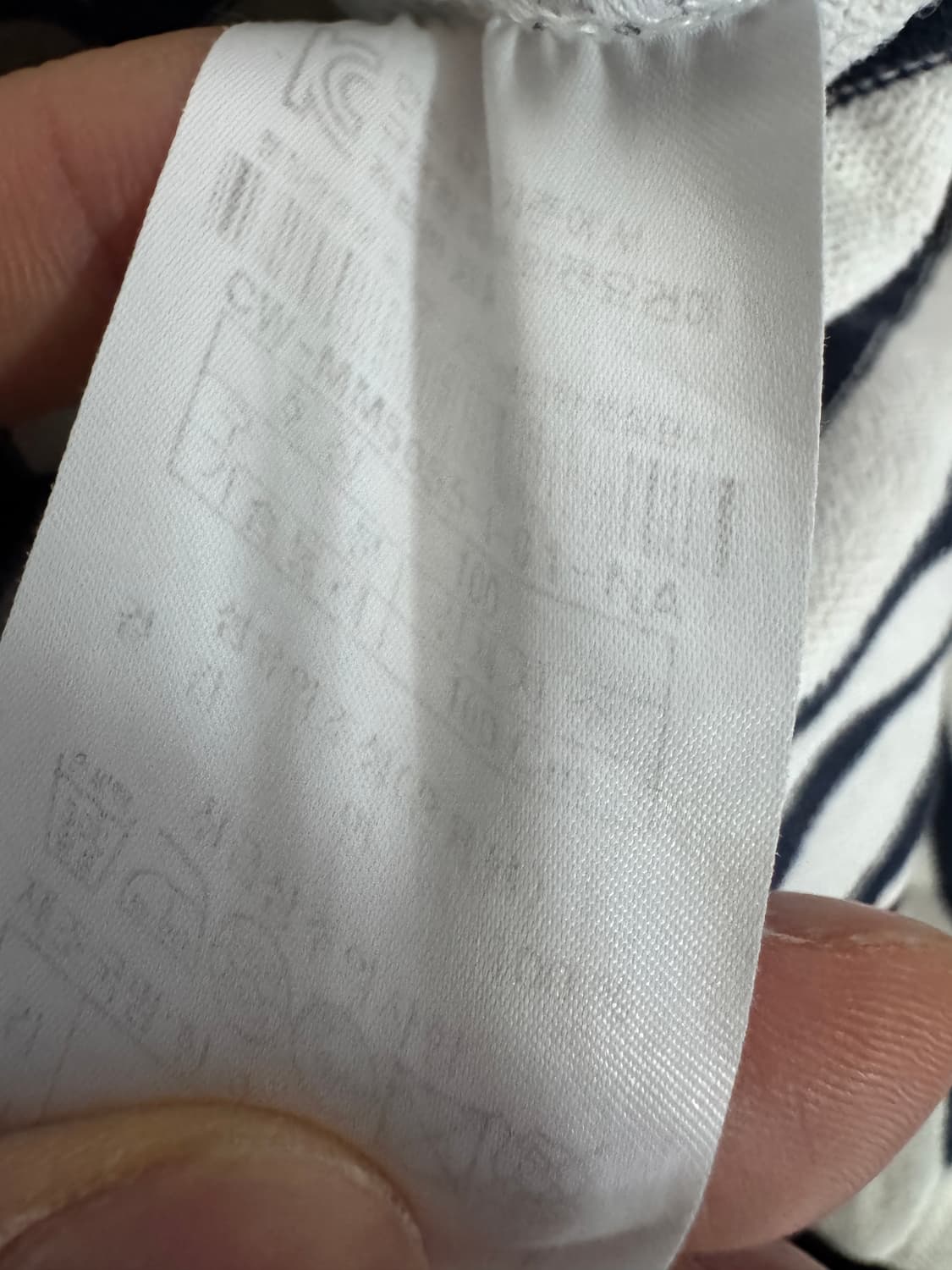 여성 코오롱 커스텀멜로우 입술넥 스트라이프 긴팔티 s 상품이미지4