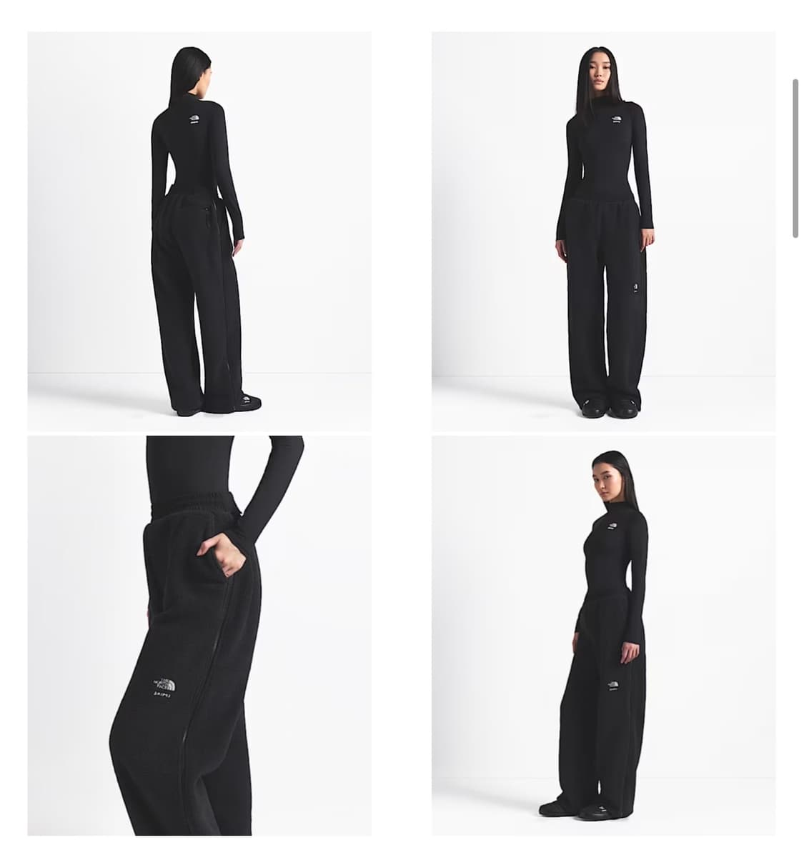 스킴스 x 노스페이스 데날리 후리스팬츠 S 상품이미지1