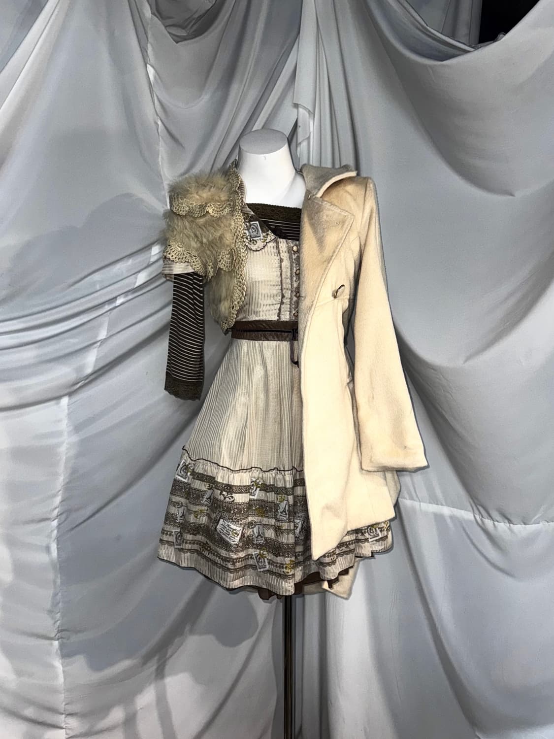 엑시즈팜 꿈빛파티시엘 허니깔 클래식 로리타 히메 코디세트  상품이미지6