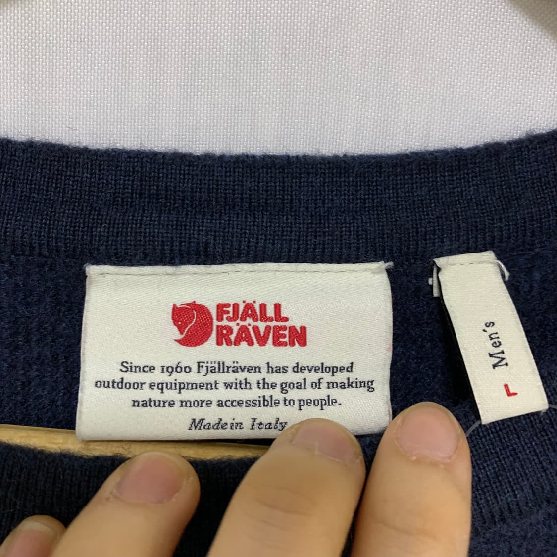 피엘라벤 네이비 니트 스웨터 M - L 빈티지 상품이미지7