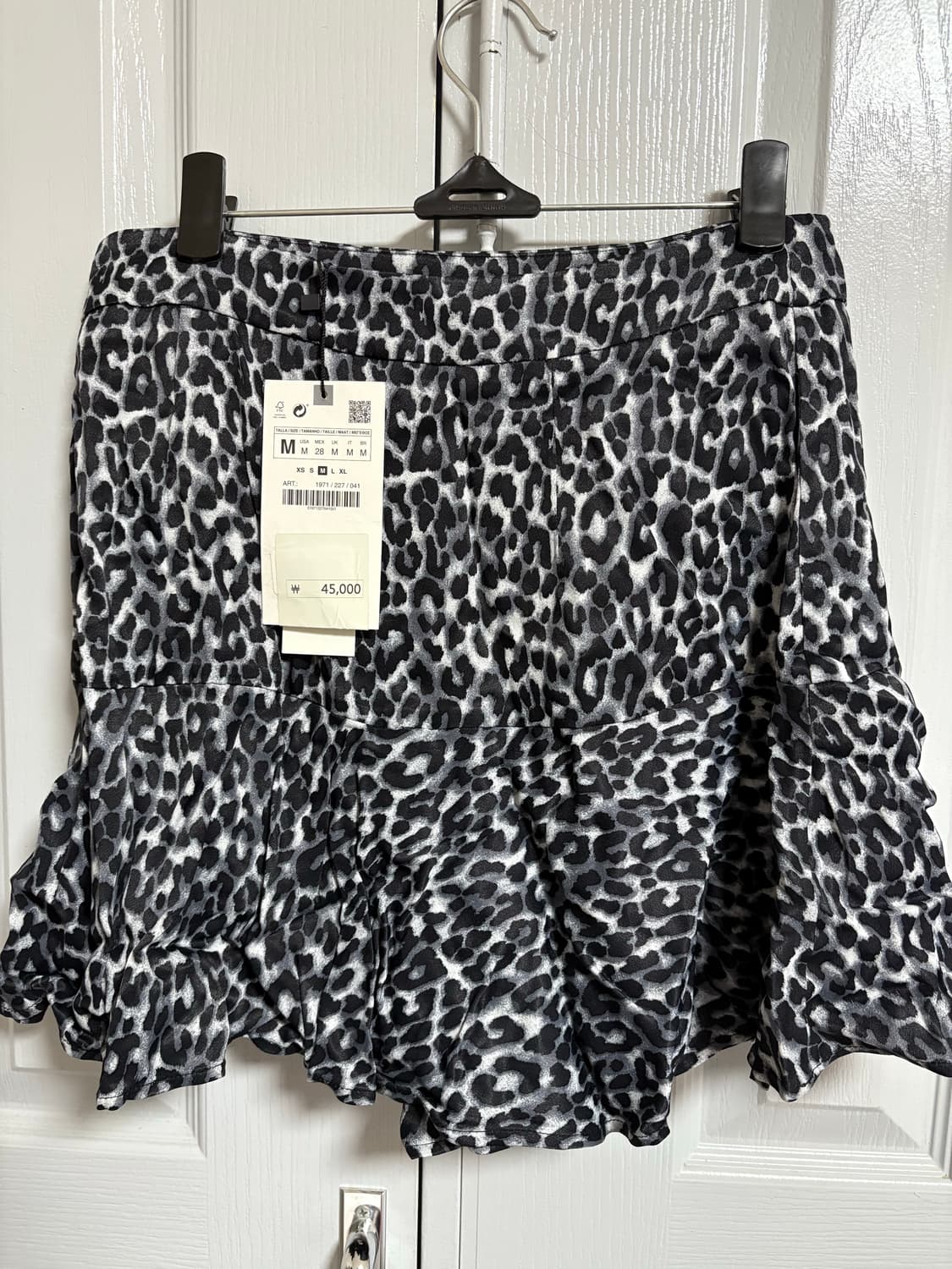 자라 레오파드 미니스커트 상품이미지3