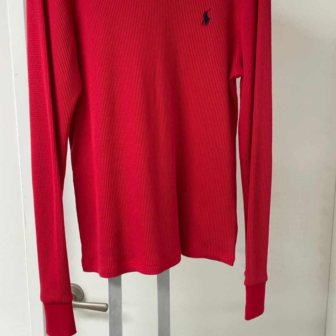 폴로 랄프로렌 와플 긴팔 티셔츠 레드 L 상품이미지3
