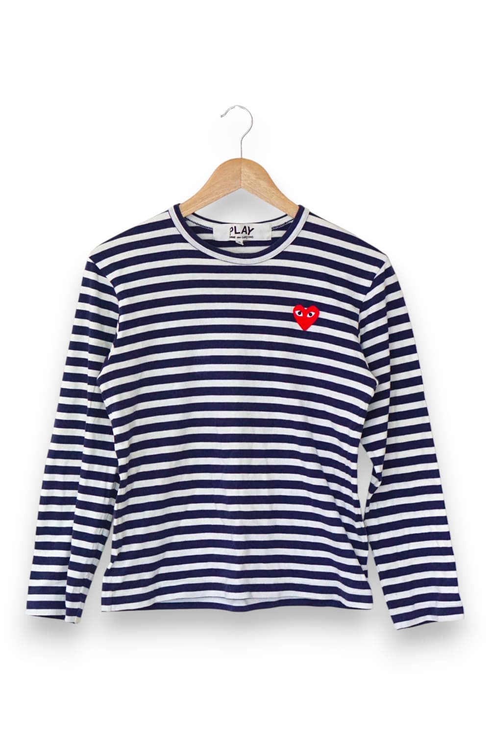 꼼데가르송 PLAY 스트라이프 긴팔  상품이미지1