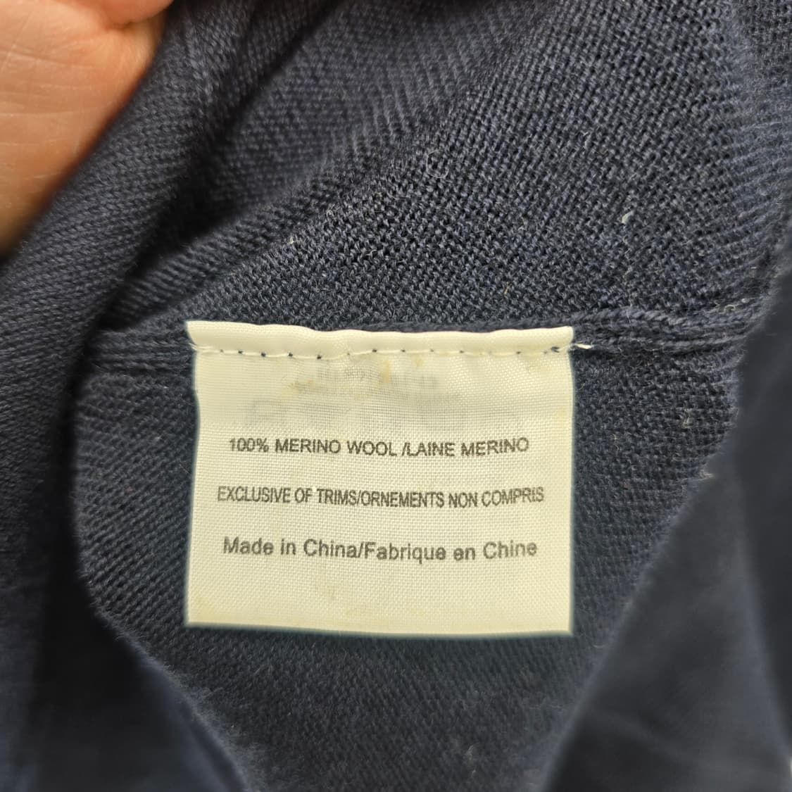 토리버치 네이비 장식 니트 XS 상품이미지8