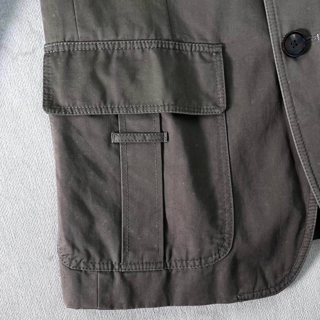 100 구찌 빈티지 포켓 코튼 블레이져 상품이미지6