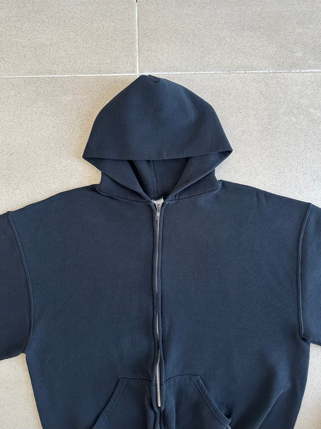 00s 빈티지 러셀 후드집업 블랙 L 상품이미지4