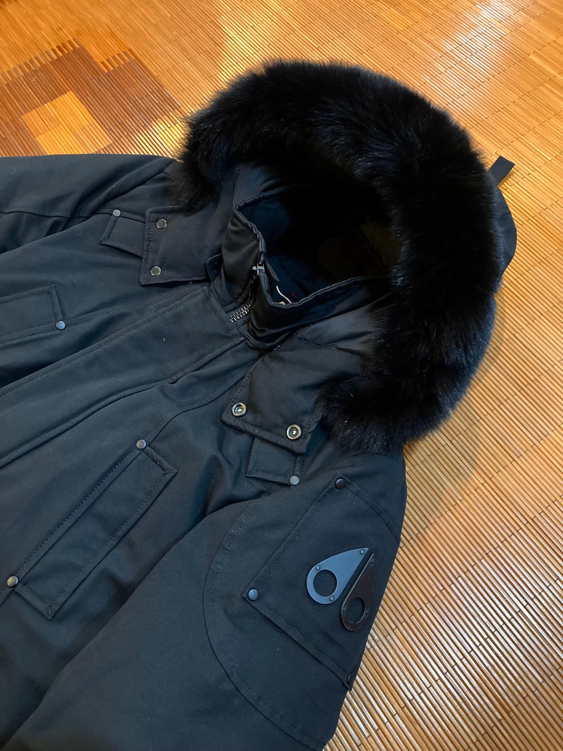 무스너클 스틸링 폭스퍼 패딩 상품이미지2