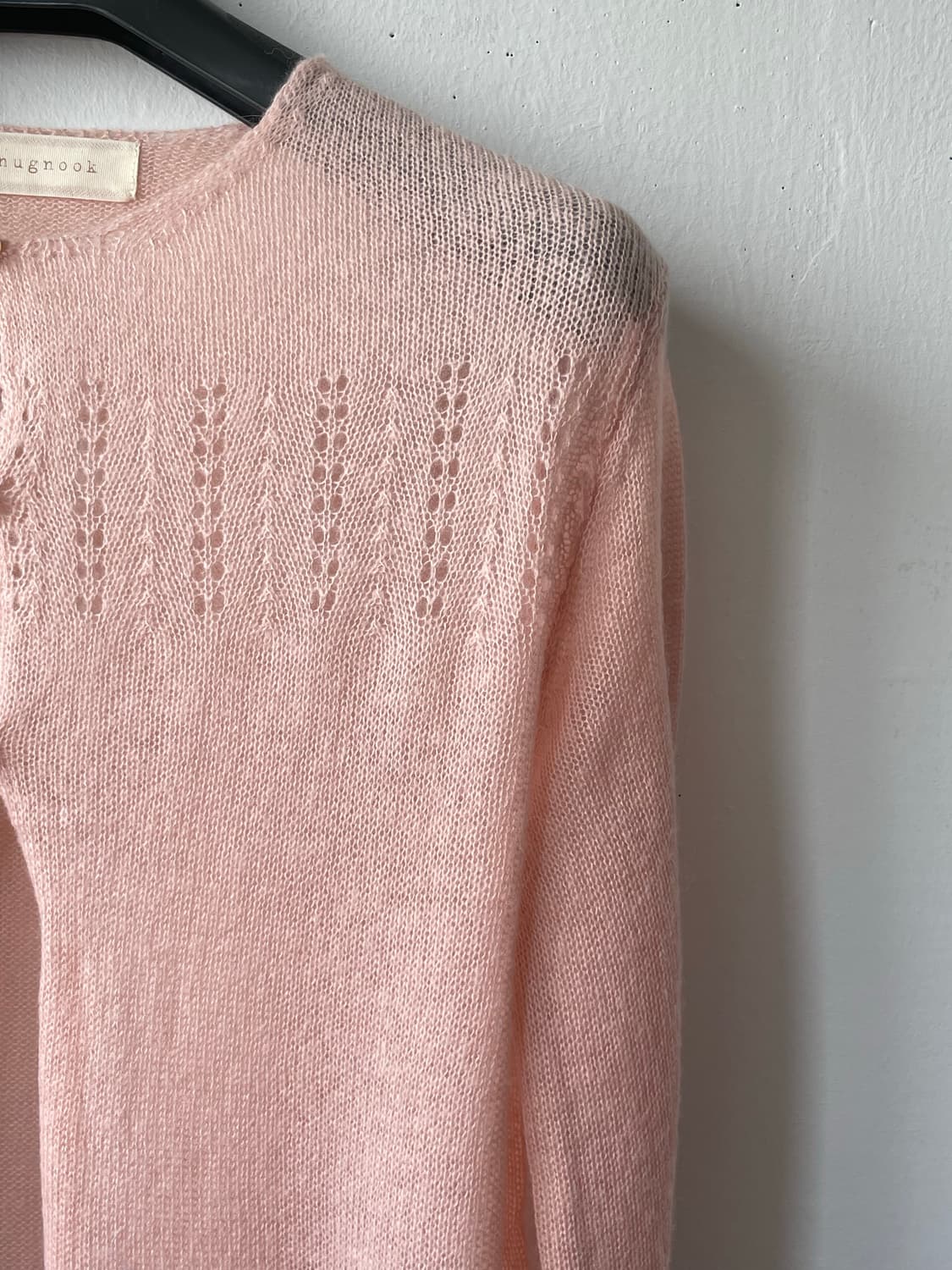 스너그눅 mellow cardigan 핑크 새상품 상품이미지5