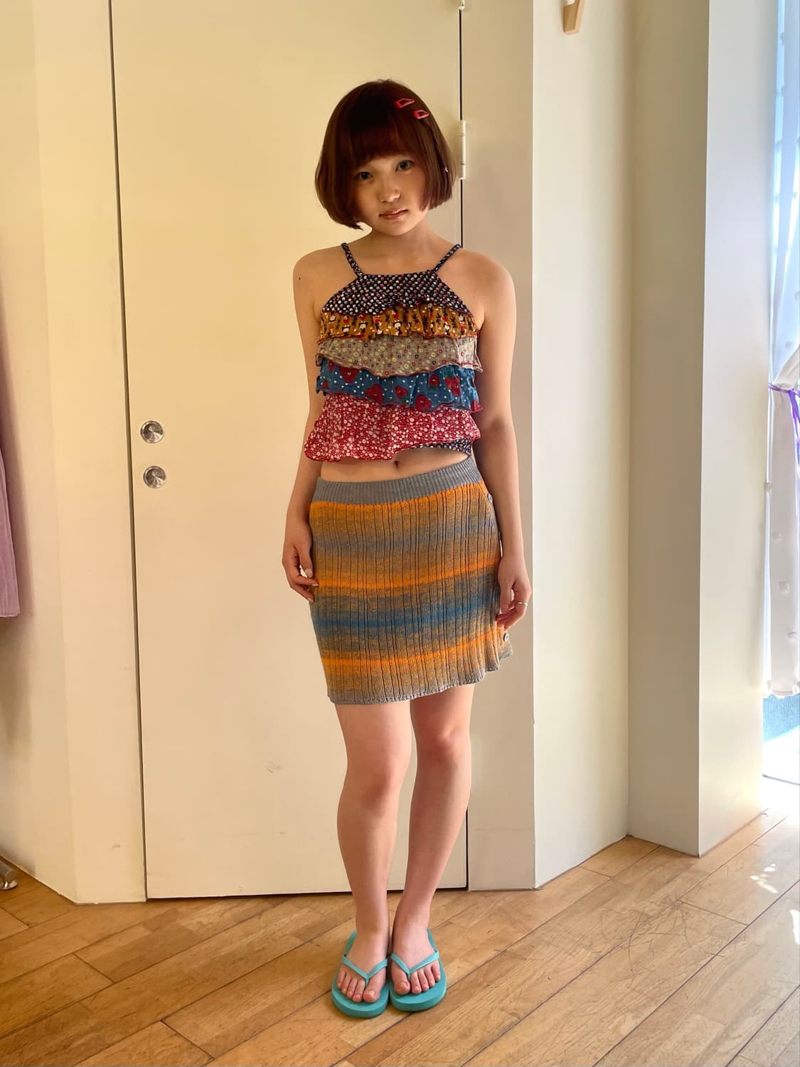 summer knit skirt 상품이미지5