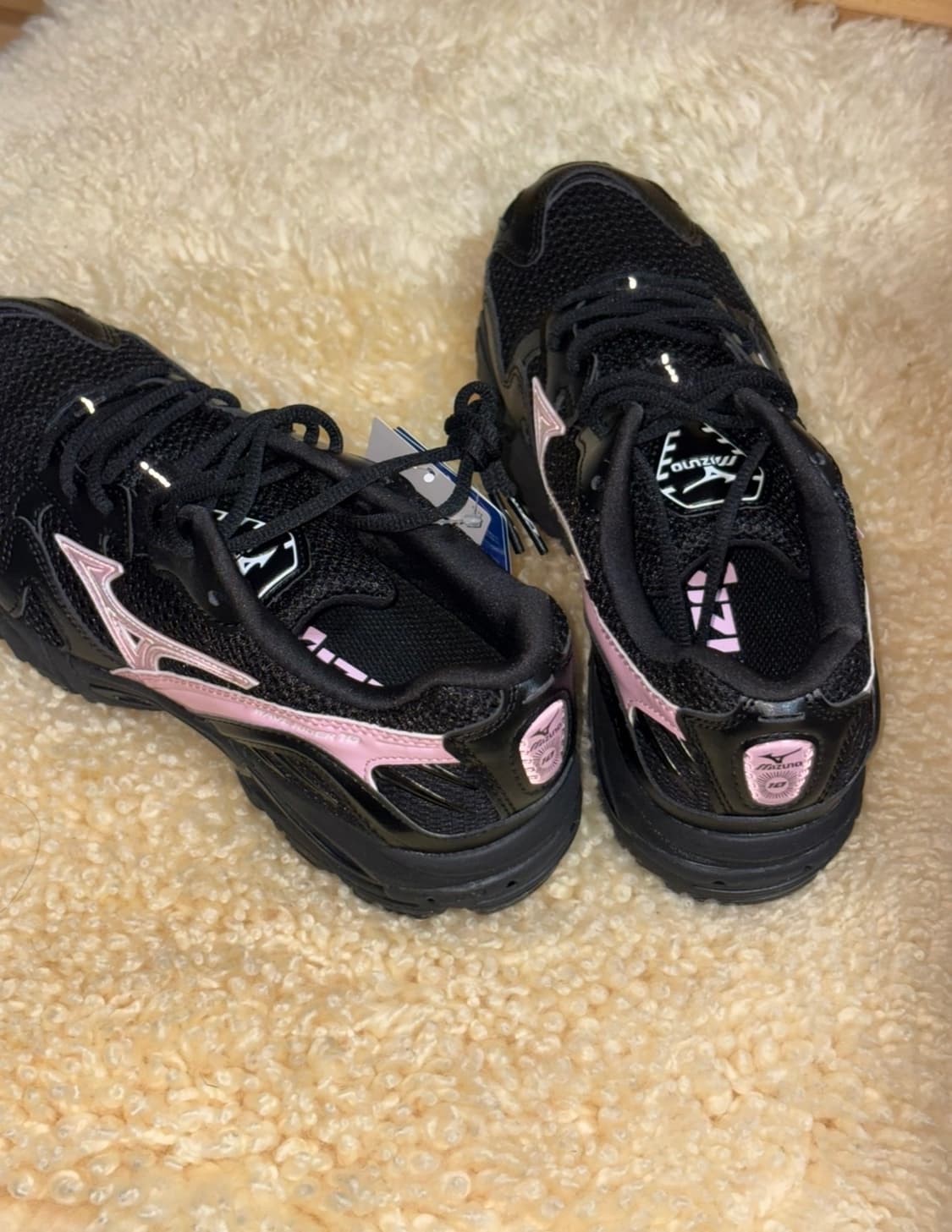 미즈노 웨이브 라이더 네온핑크 한정판 240  (실사 o) 상품이미지10