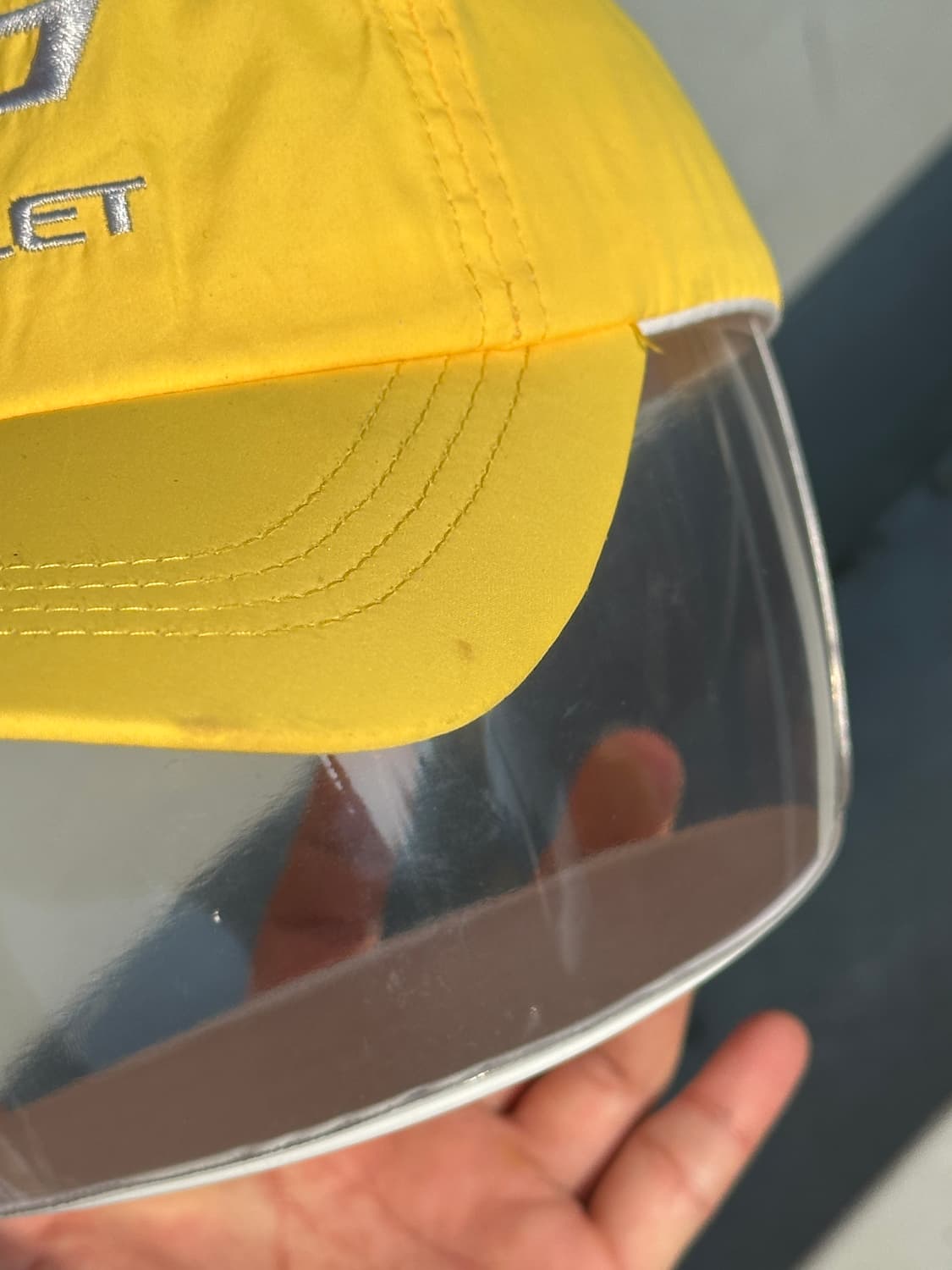 [F] 빈티지 쉐보레 로고 옐로우 볼캡 모자 상품이미지6