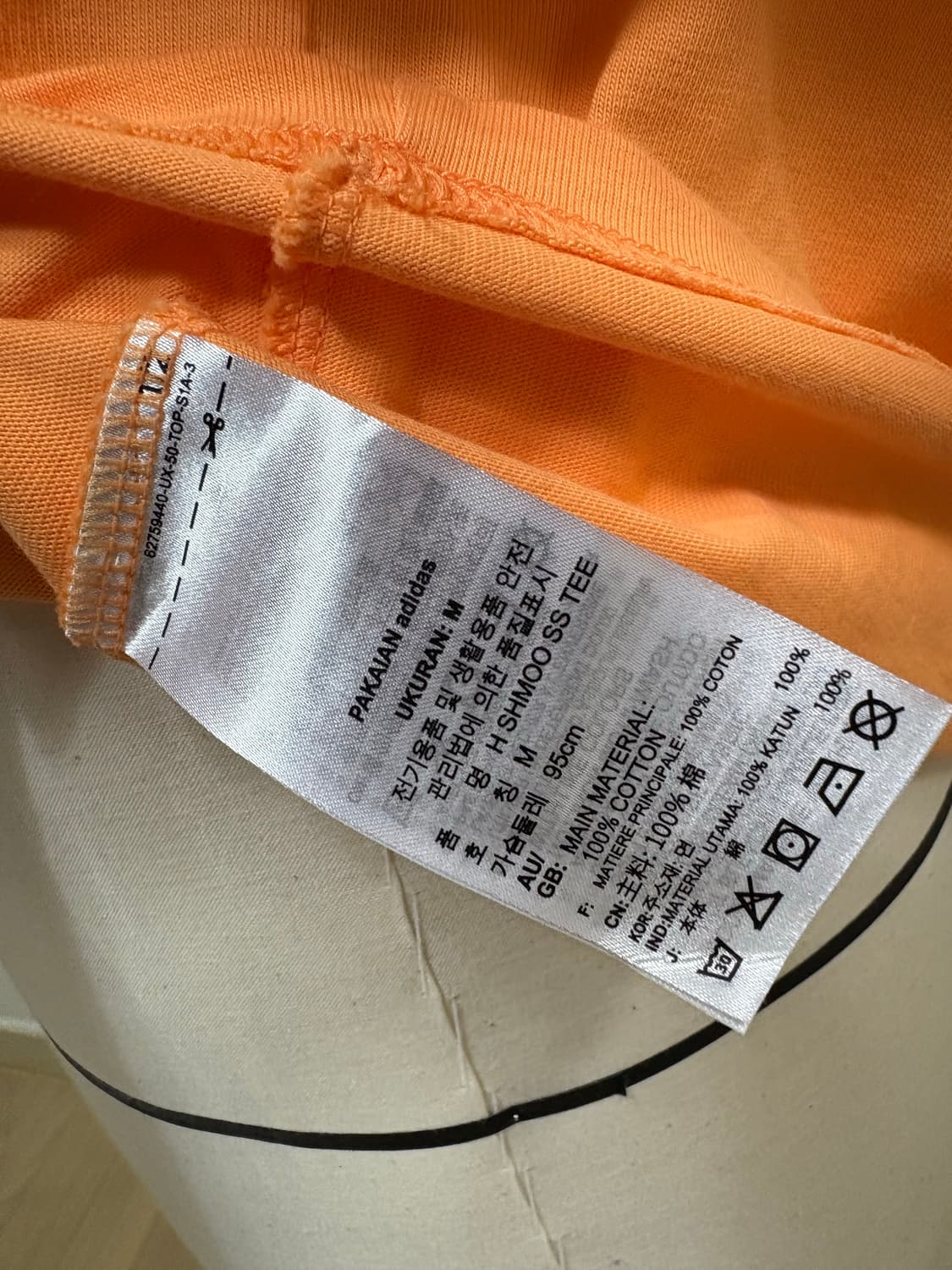 아디다스 adidas original 오렌지 반팔  상품이미지7