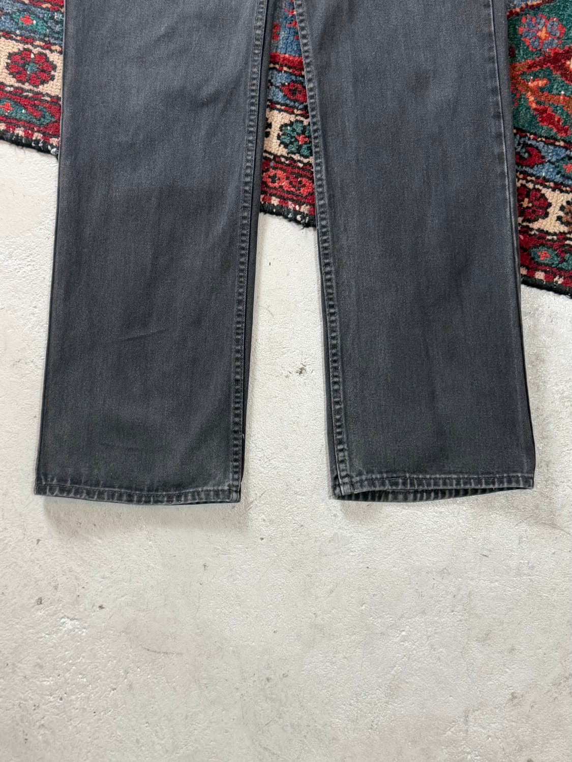 90's USA Made 빈티지 리바이스 517 블랙 부츠컷 상품이미지7