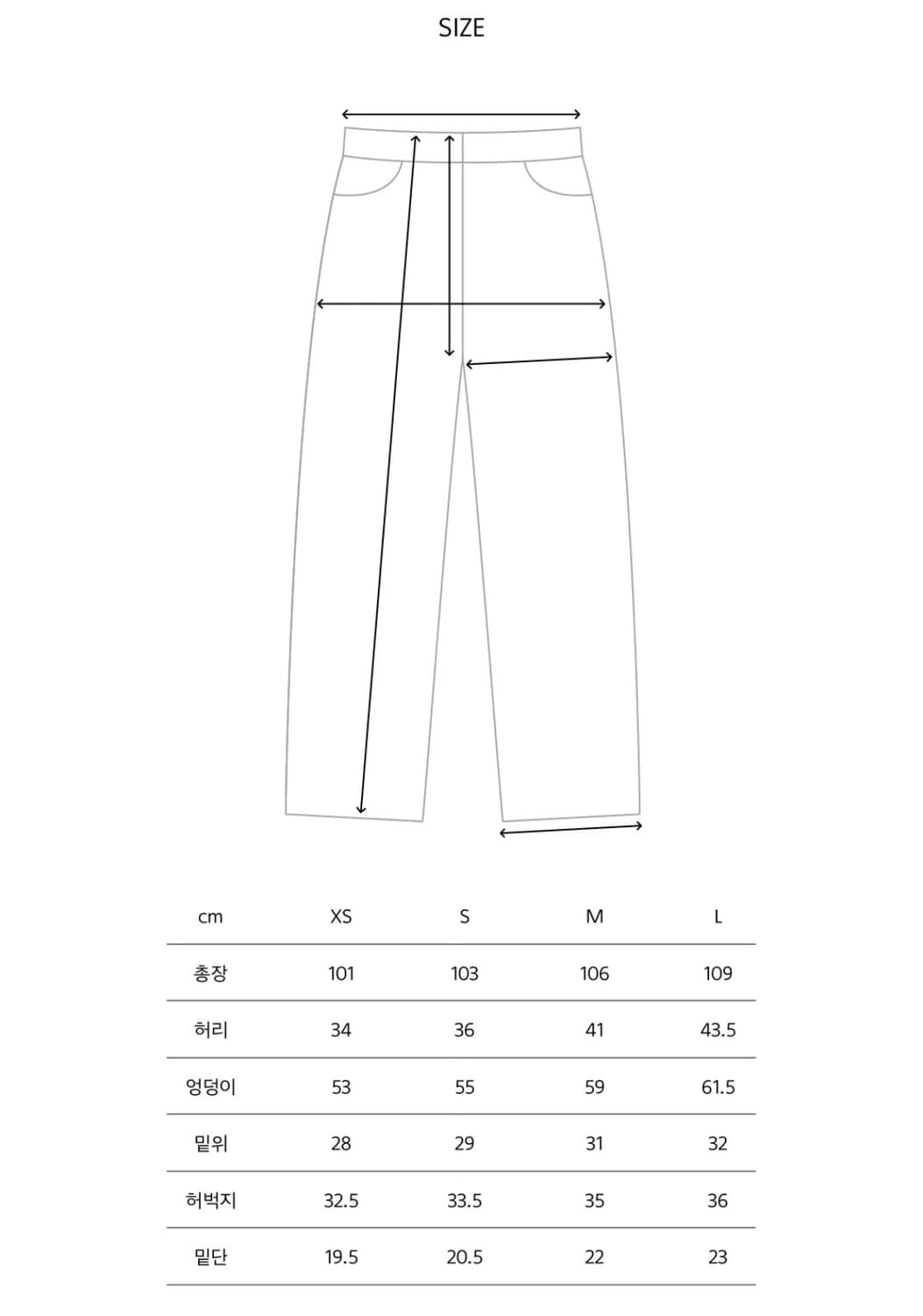 Mmlg 어센틱 데님 팬츠 미드 블루 상품이미지5