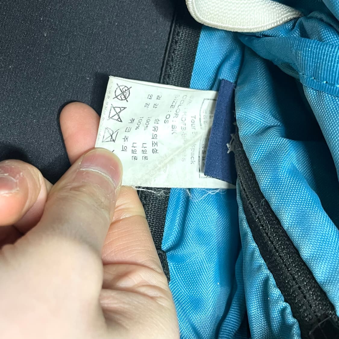 캉골 블랙 트래블 백팩 상품이미지6