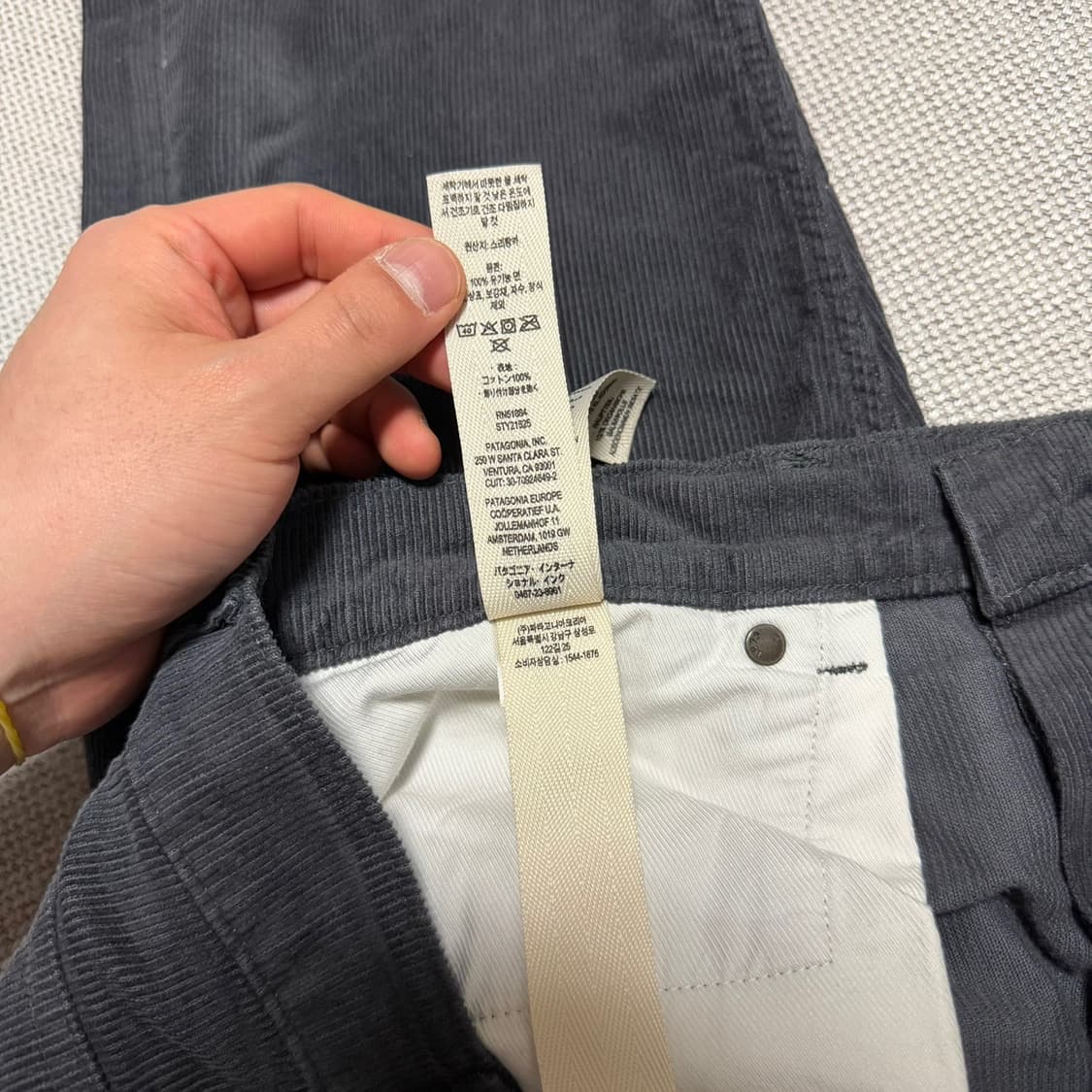 파타고니아 코듀로이 팬츠 상품이미지4