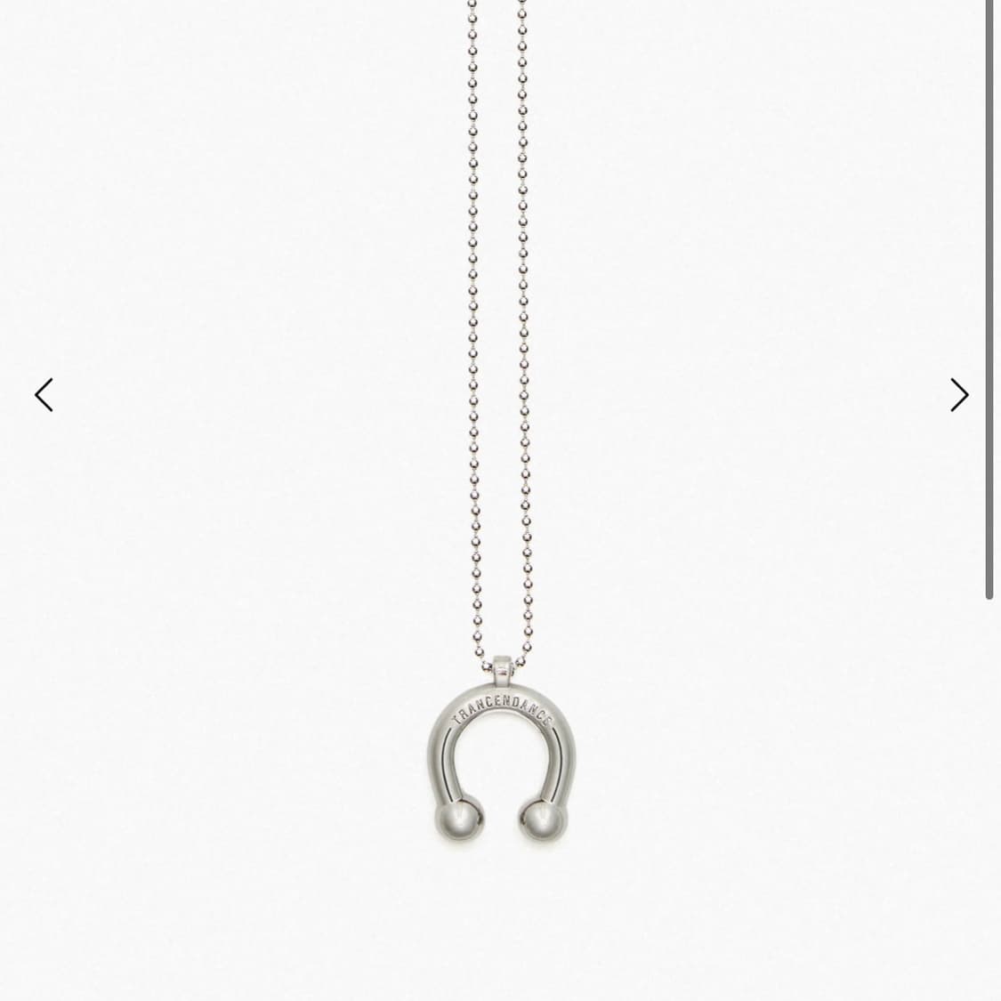 트랜센댄스 볼체인 목걸이 상품이미지1