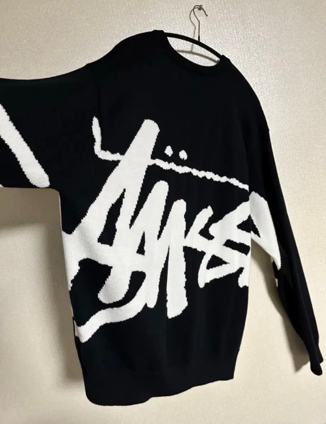 L) Stussy 스탁 스웨터 블랙 상품이미지3