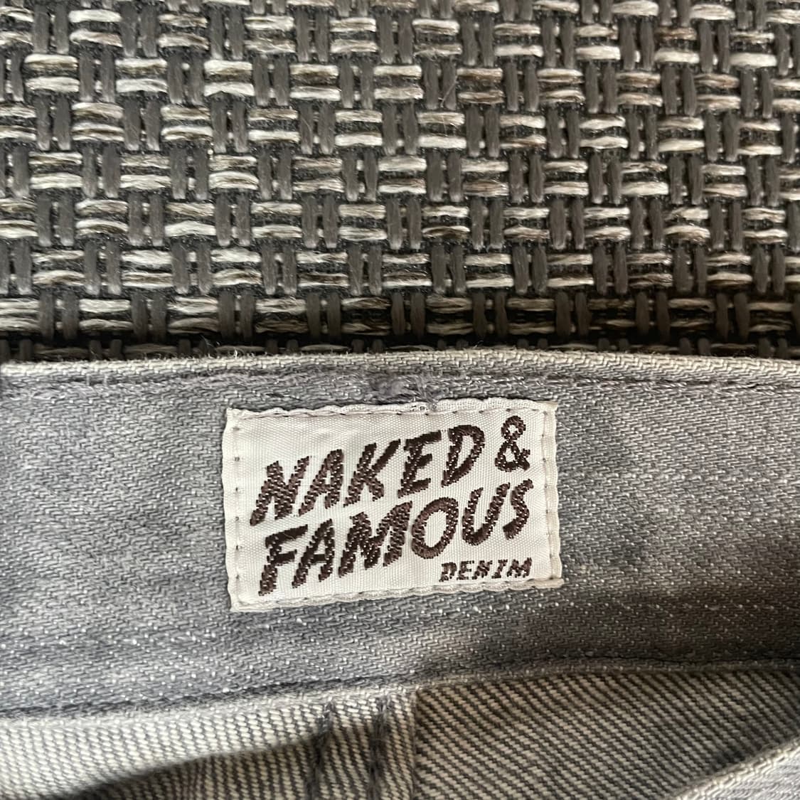 (28) 네이키드앤페이머스 그레이 3버튼 데님 상품이미지4