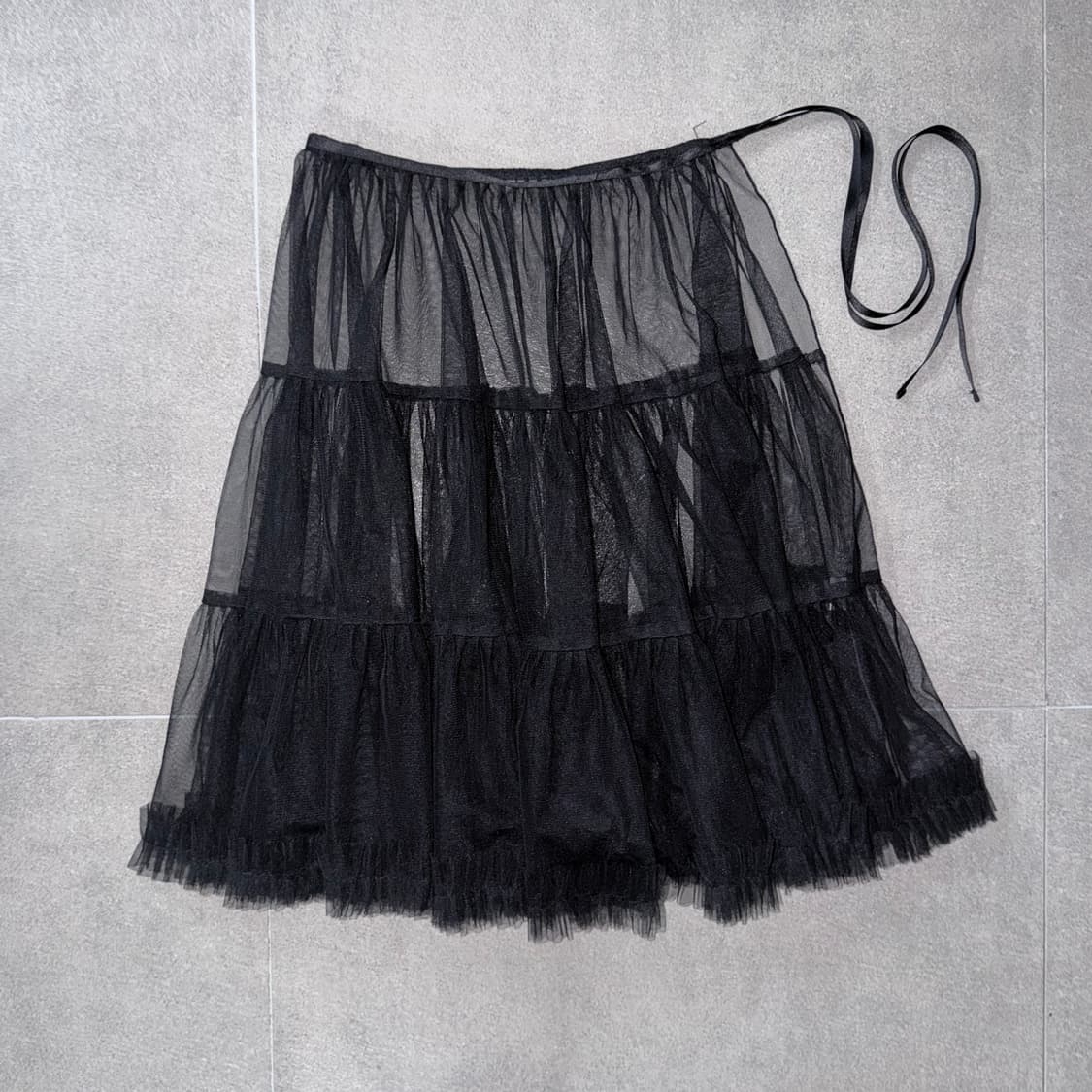 Vintage skirt 레이어드 스커트 상품이미지1