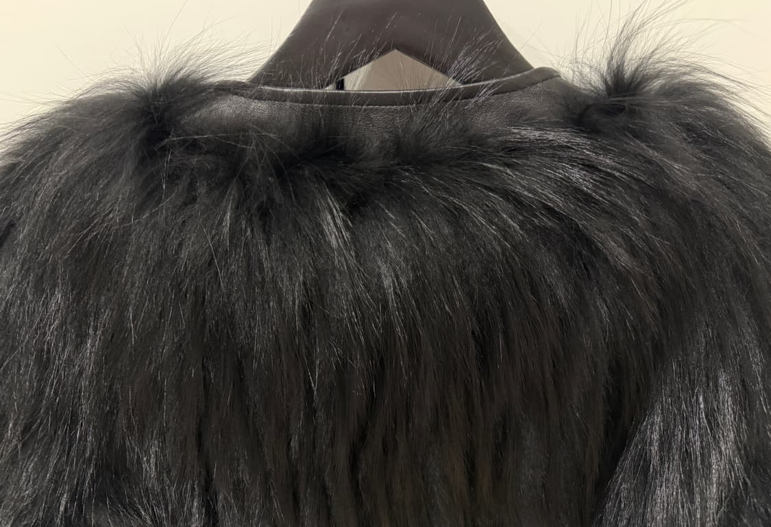 (1회착용) FAYEWOO 페이우 리얼 폭스퍼 자켓 (여우털 100%) 상품이미지6