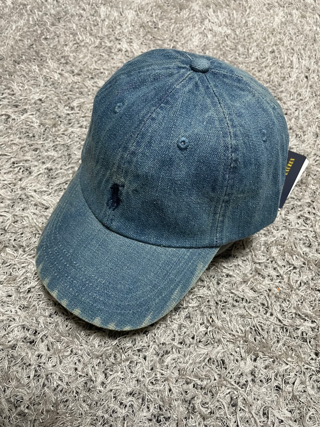 폴로Polo 네이비포니 데님 모자 Free  상품이미지1