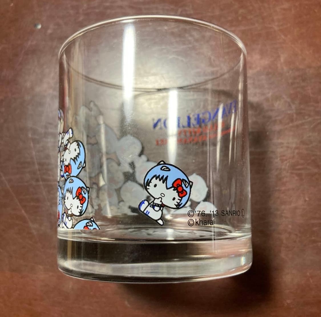 에반게리온 키티 콜라보 유리컵 상품이미지2