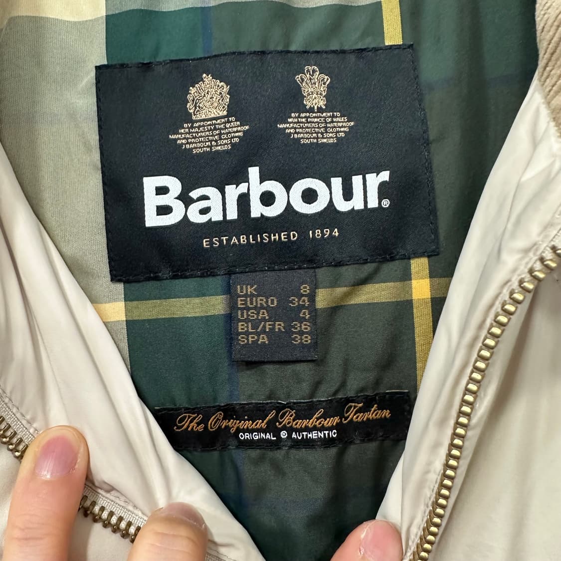 바버 퀄팅 자켓 상품이미지3