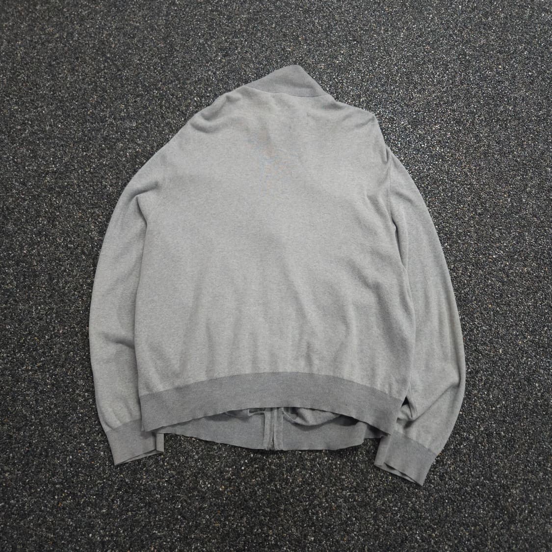 폴로 랄프로렌 포니 로고 미니멀 투웨이 니트 집업 (XL) 상품이미지2