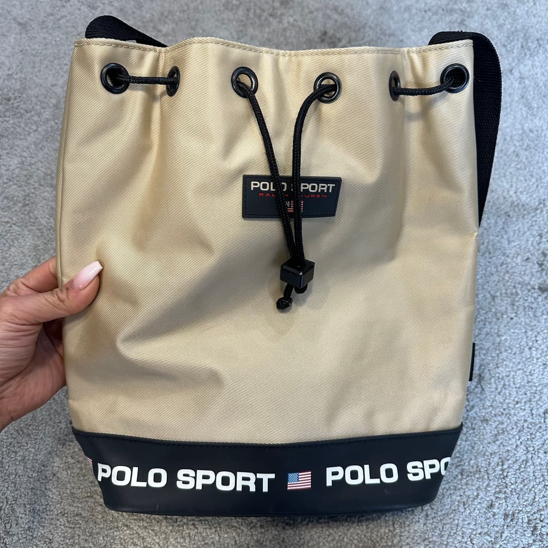 폴로 90s 빈티지 폴로 스포츠 나일론 버킷백F 상품이미지7