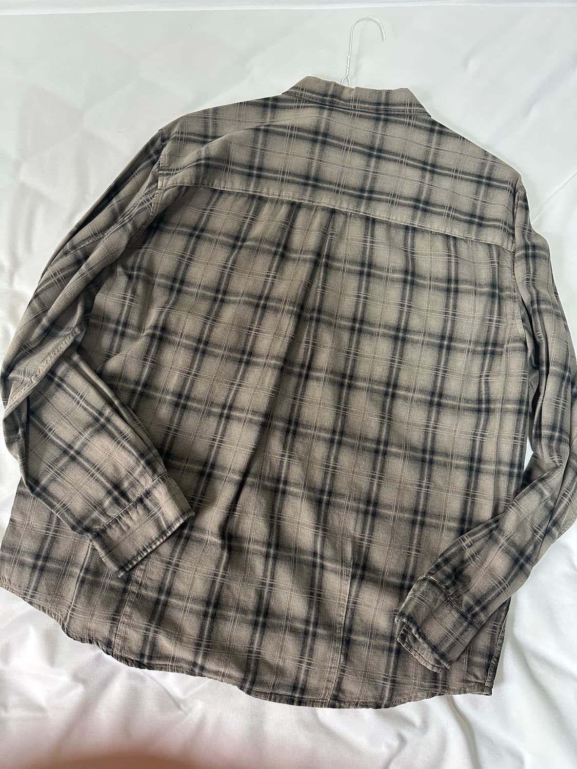 (3)해칭룸 Shirt Long Over Dyed Check Desert 상품이미지4