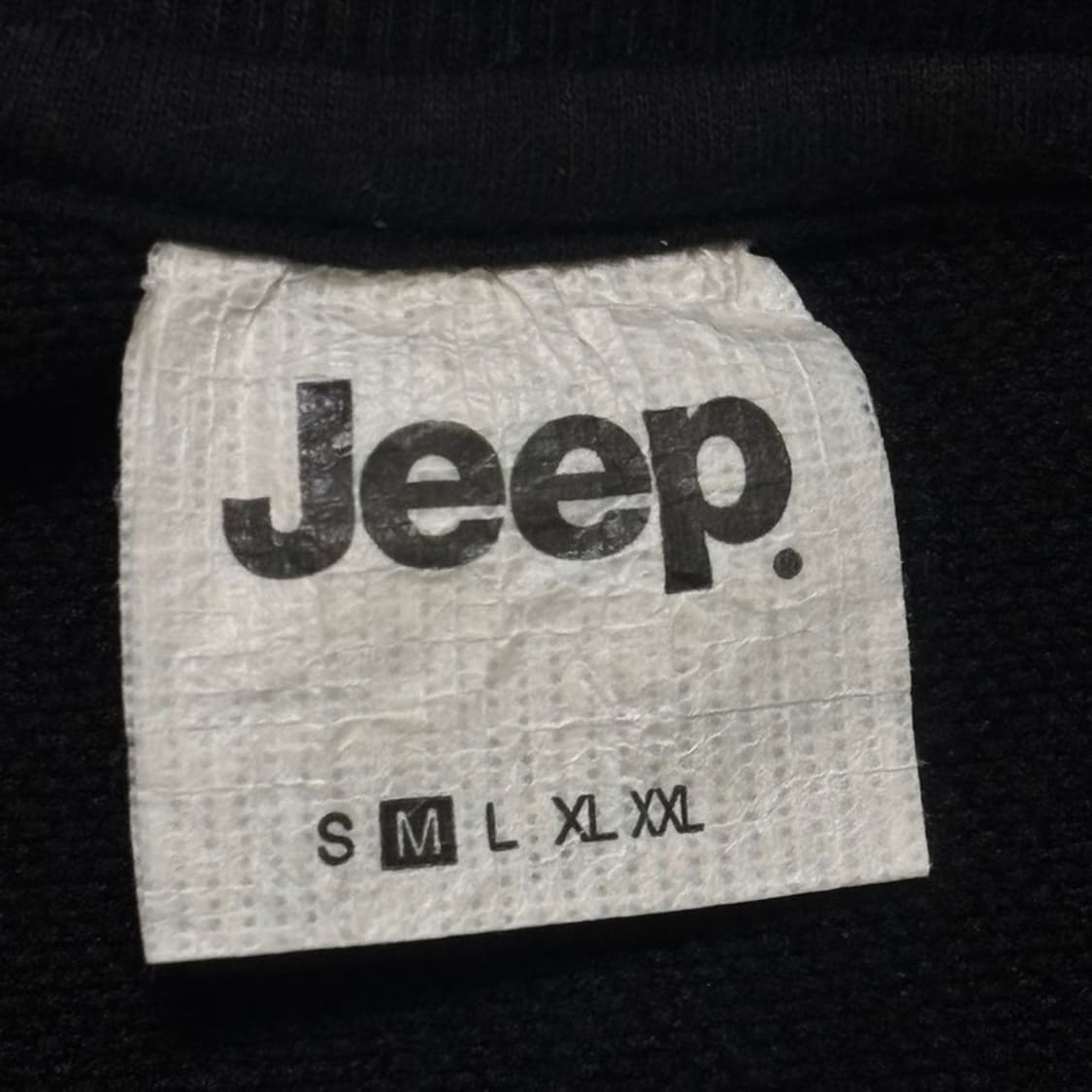 JEEP 빅로고 맨투맨 블랙 M 상품이미지4