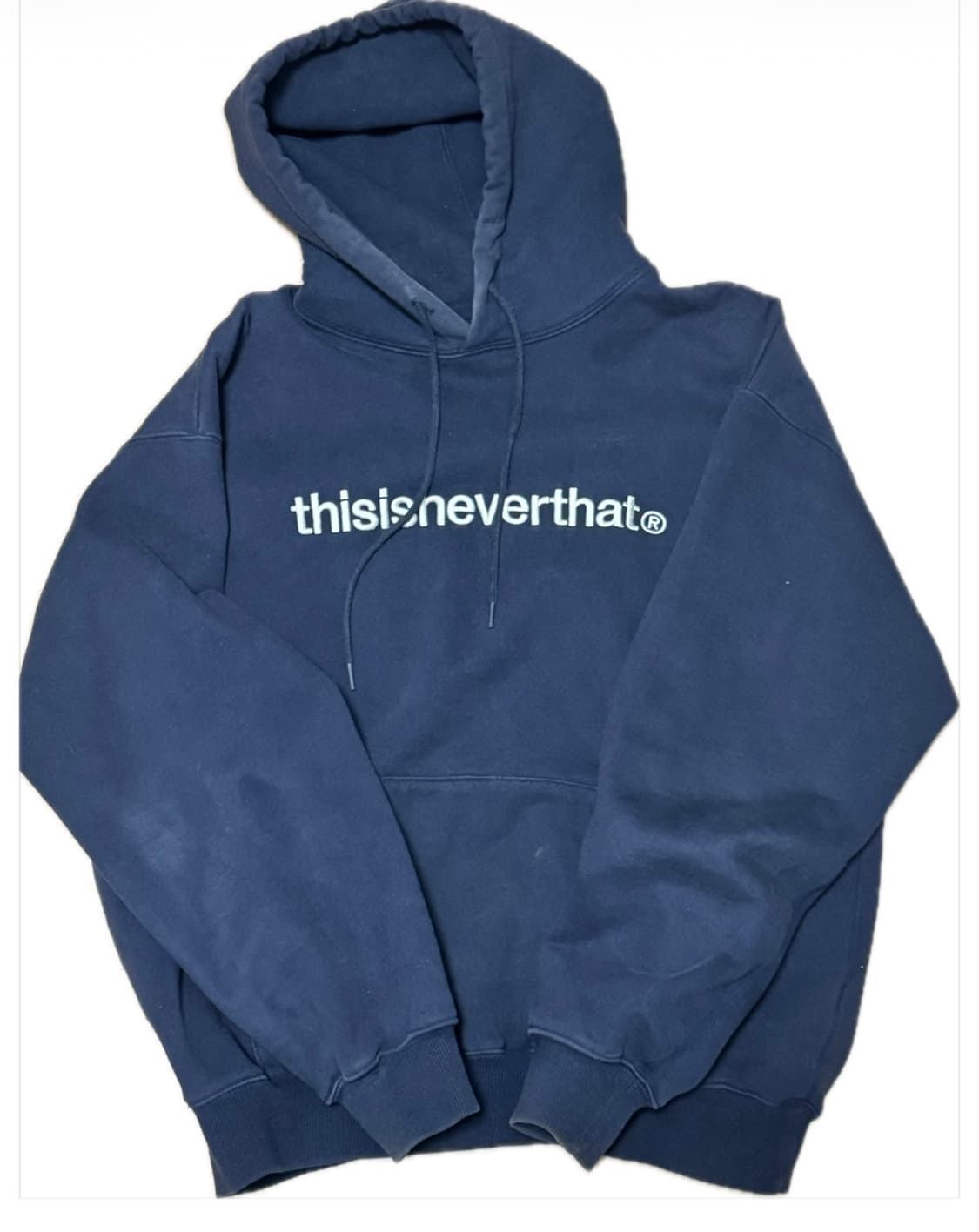 디네댓 후드티 네이비 상품이미지3